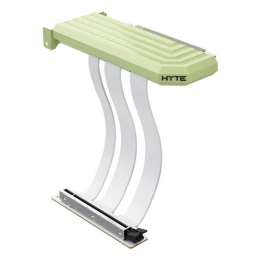 Cabo Hyte PCIe 5.0 Hyper Riser 16 pinos 20 cm branco verde