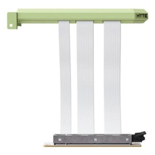 Cabo Hyte PCIe 5.0 Hyper Riser 16 pinos 20 cm branco verde