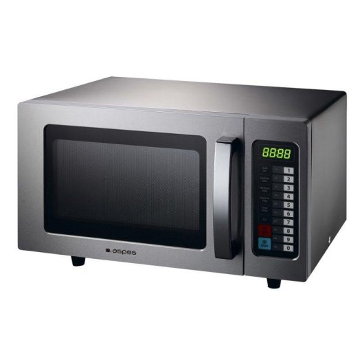 Microondas Aspes AMWH2510001MD 25 Litros 1000W Sin Plato Giratorio LED Inox