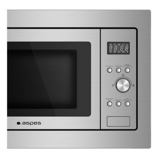Microondas Aspes AMWI2701DGX 20L 700W con Grill 8 Programas Inox