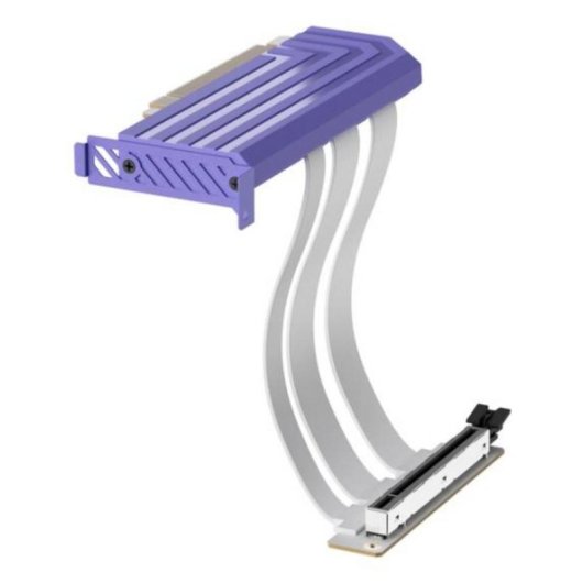 Cabo Hyte PCIe 5.0 Hyper Riser 16 pinos 20 cm branco violeta