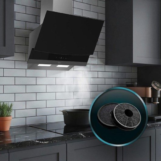 Campana extractora Cecotec Bolero Flux DT 604400 Recirculación 60cm control gestual