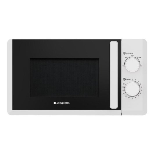 Microondas Aspes AMWC2700 20L 700W 5 Livelli LED Bianco