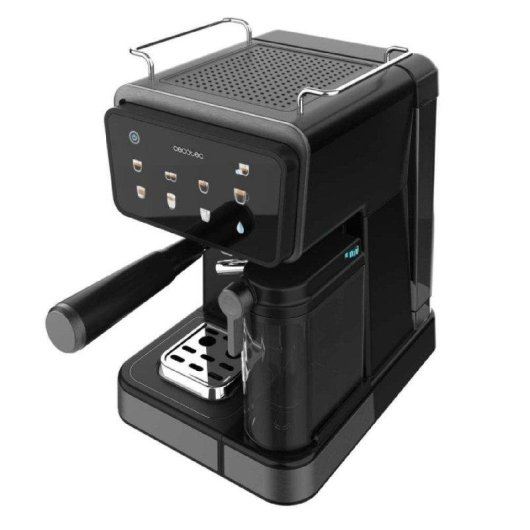 Cafetera Espresso Cecotec Power Espresso Touch ColdBrew 1,5L 20 Bares con espumador de leche