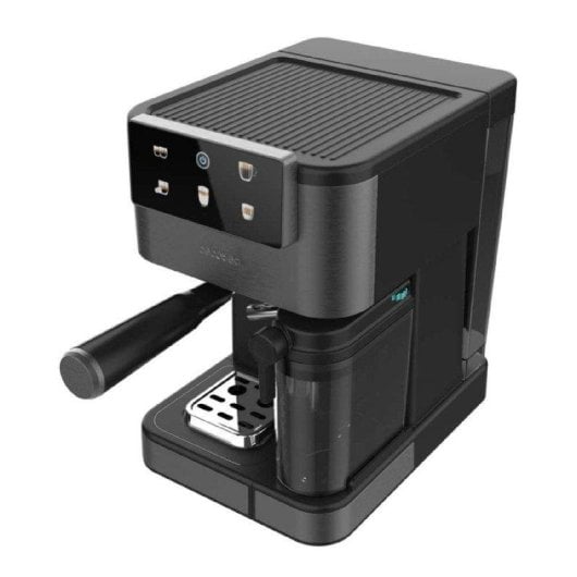 Cafetera Espresso Cecotec Power Espresso Coldbrew Latte Oscuro 1,5L 20 Bares con pantalla táctil y depósito de leche