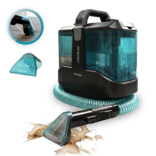 Aspiradora de Tapicerías Cecotec Conga 3000 Carpet&Spot Clean Max 450W 13kPa Depósito 1L Compacta