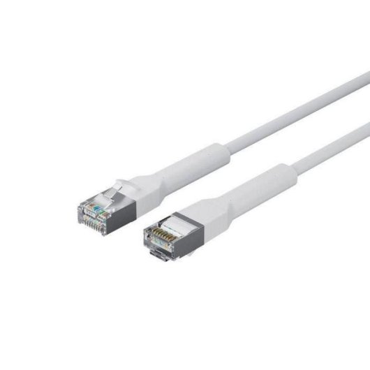 Netzwerkkabel Lanview LV-6AFTP-FLEX-ANG-05W-S CAT6a U/FTP 5 m Slim LSZH weiß