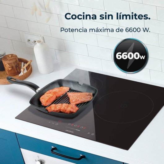 Piastra induzione Cecotec Bolero Squad I 3001 Max 3 zone 6600W 9 livelli Kidblock