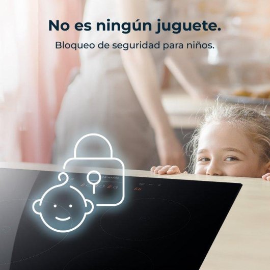 Piastra induzione Cecotec Bolero Squad I 3001 Max 3 zone 6600W 9 livelli Kidblock