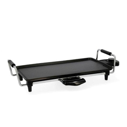 Plancha de Asar Dcook 2000W Antiadherente Negro