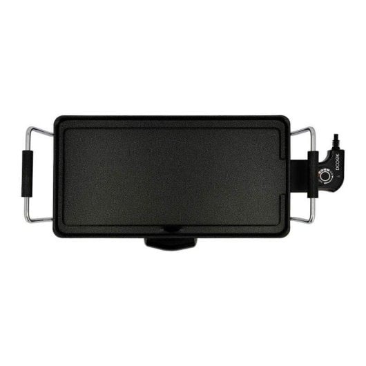 Plancha de Asar Dcook 2000W Antiadherente Negro