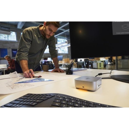 Teclado HP Bus Slim v2 USB completo com leitor de cartão inteligente, Smart Card, indicadores luminosos