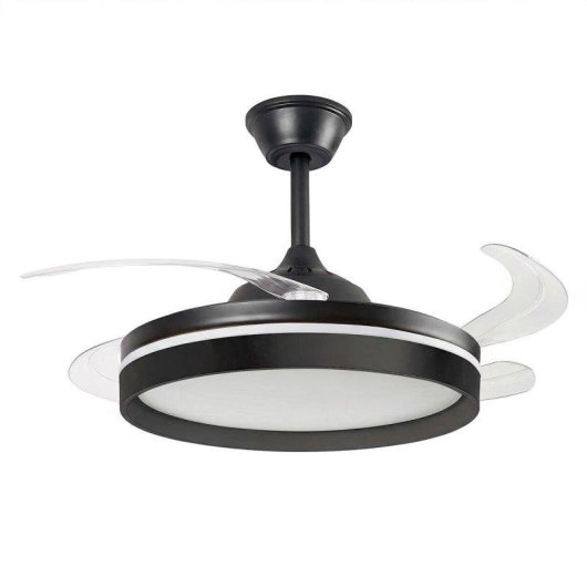 Ventilatore da soffitto InnovaGoods 4 pale LED DC 6 velocità telecomando