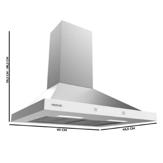 Campana extractora Cecotec Bolero Flux PT 604400 Estrazione 60cm controllo gestuale