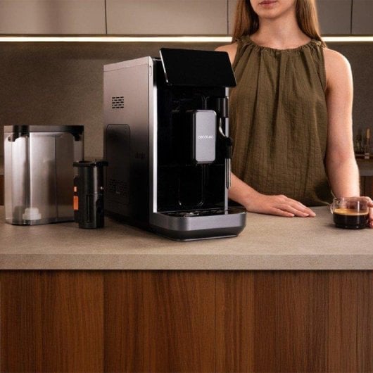 Cafetière superautomatique Cecotec Cremmaet Lungo Steam 2L 19 Bars écran tactile