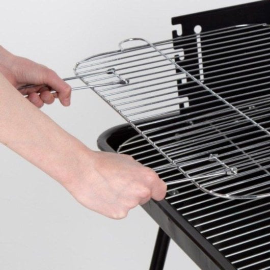 Barbacoa Aktive Altura Regulable con Ruedas 82x55x43 cm