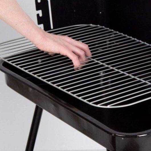 Barbacoa Aktive Altura Regulable con Ruedas 82x55x43 cm