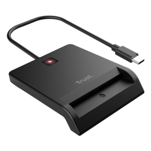 Lecteur de cartes intelligentes Trust 26253 USB-C Compact Noir