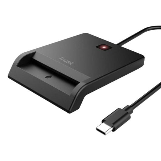 Lecteur de cartes intelligentes Trust 26253 USB-C Compact Noir