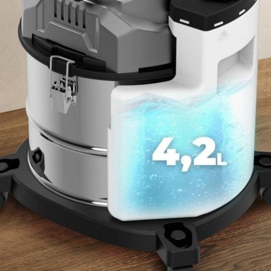 Aspiradora de Tapicerías Cecotec Conga CarpetClean 20000 Pro Ultra 1600W 20L Sólidos y Líquidos Gris