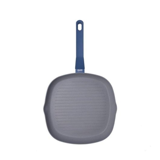 Asador Quid Baltic Aluminio Estampado 39x28 cm Gris/Azul