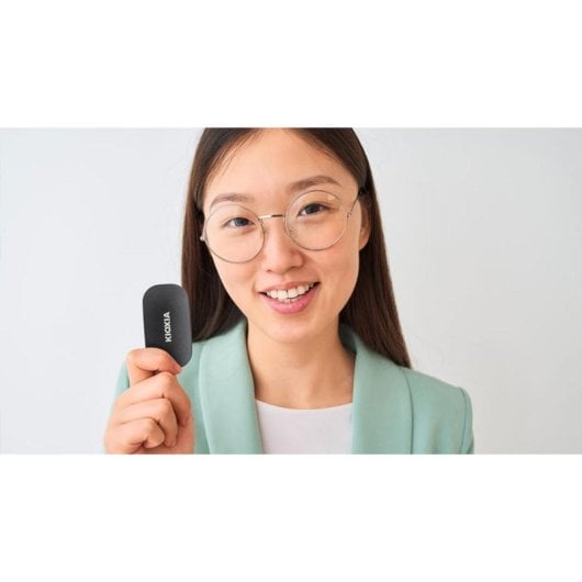 Disco Duro Kioxia EXCERIA PLUS G2 500GB SSD Externe USB-C 1050MB/s Protection