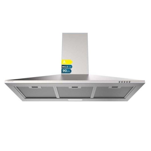 Campana extractora Cecotec Bolero Flux PM 904000 Recyclage 90cm LED Inox