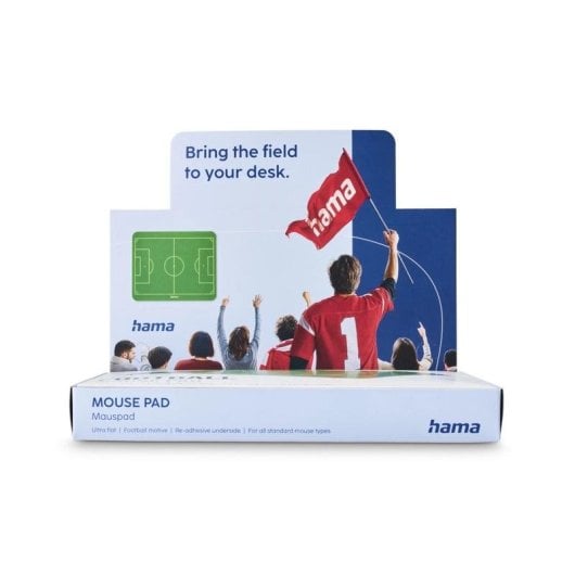 Alfombrilla Hama Football Gruen 220x180 mm Bildoberflaeche Polypropylen