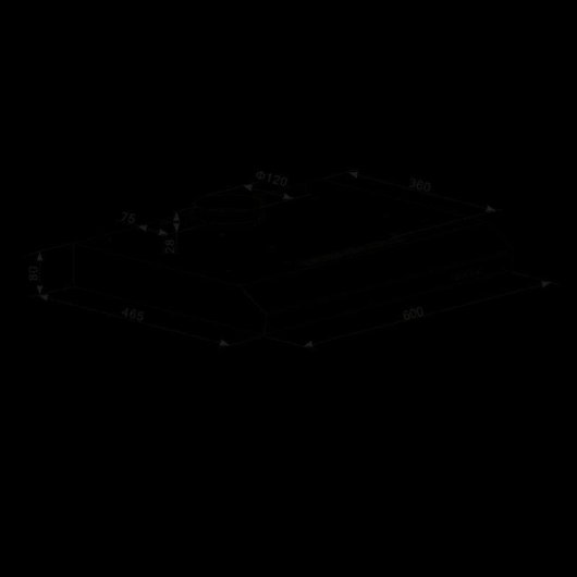 Campana extractora Cecotec Bolero Flux CM 602100 Extração 60cm Inox LED