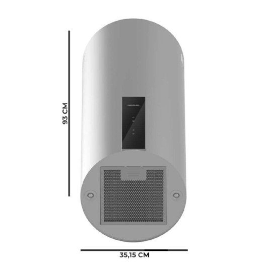 Campana extractora Cecotec Bolero Flux DRT 358000 Murale 35cm Inox LED