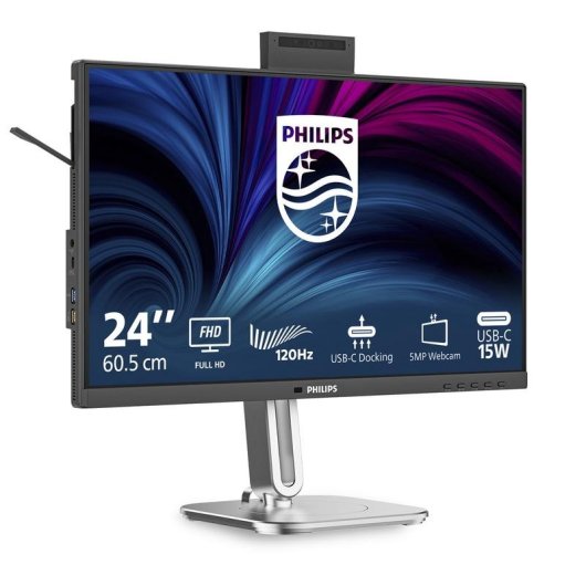 Monitor PC Philips 24B2U4301H/00 24" FullHD 120Hz IPS USB-C Regolabile in Altezza