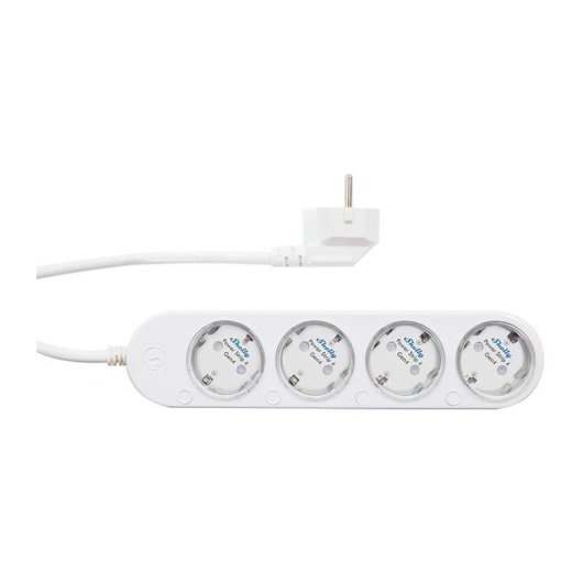 Régua de tomadas Shelly Power Strip 4 Gen4 4 tomadas inteligente com proteção e medição