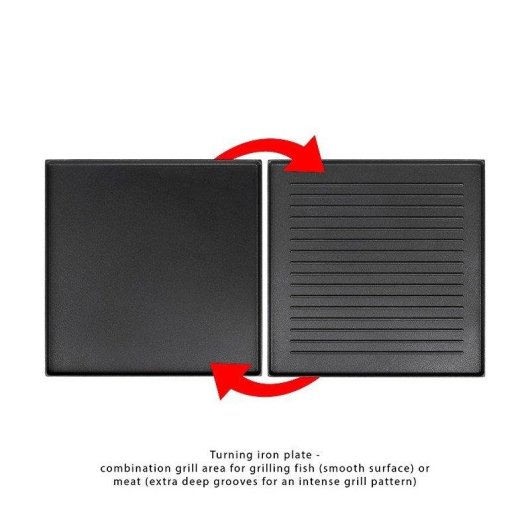 Gril d interieur ProfiCook PC-RG 1144 2 en 1 pierre naturelle 1700W