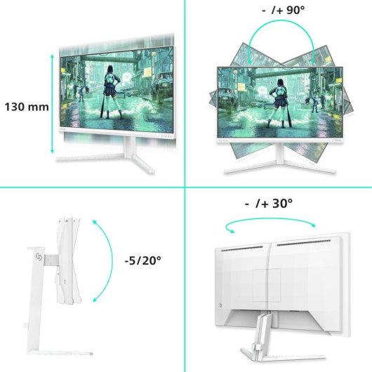 Monitor Philips 24M2N3201P/00 24" Full HD 260Hz Fast IPS HDR SmartMBR 0,3ms