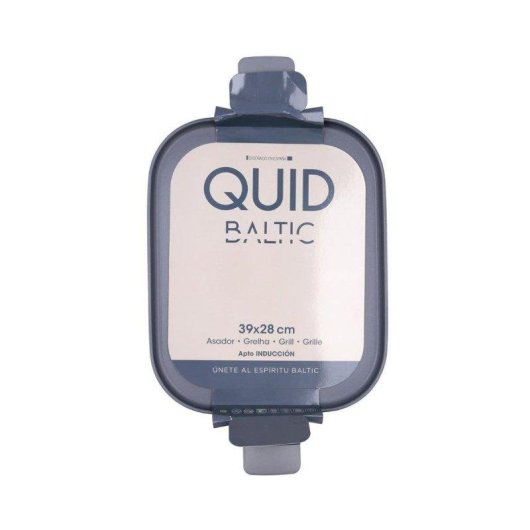 Asador Quid Baltic Aluminio Forjado Gris 28x39 Cm
