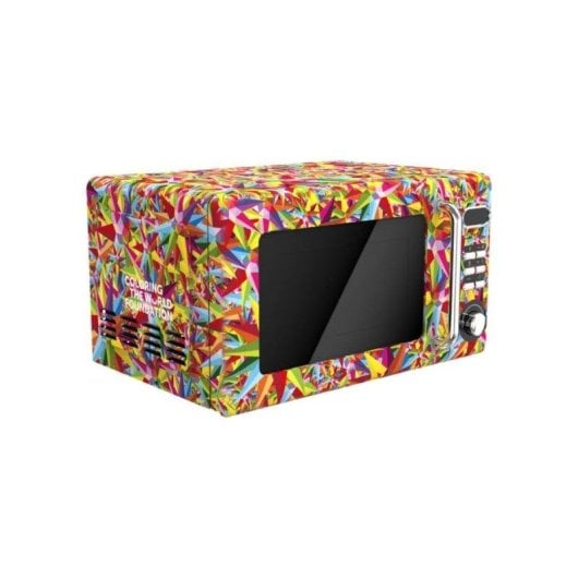 Microondas Cecotec ProClean 5110 Retro Coloring Tech 20L 700W con Grill y 8 Programas