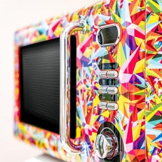 Microondas Cecotec ProClean 5110 Retro Coloring Tech 20L 700W con Grill y 8 Programas