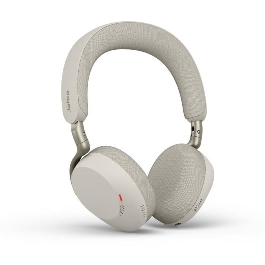 Auriculares Jabra Evolve3 75 MS inalámbricos Bluetooth para llamadas y música con micrófono y protección auditiva, color gris