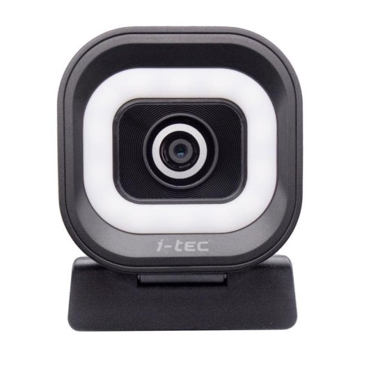 Webcam i-tec SOLOMON 700 STREAM 4K Anel LED Autofocus 8,29MP