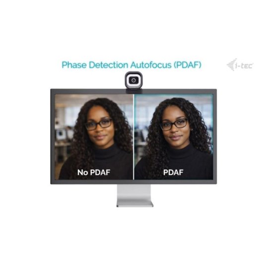 Webcam i-tec SOLOMON 700 STREAM 4K Anel LED Autofocus 8,29MP