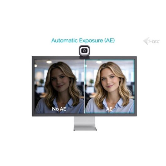 Webcam i-tec SOLOMON 700 STREAM 4K Anel LED Autofocus 8,29MP