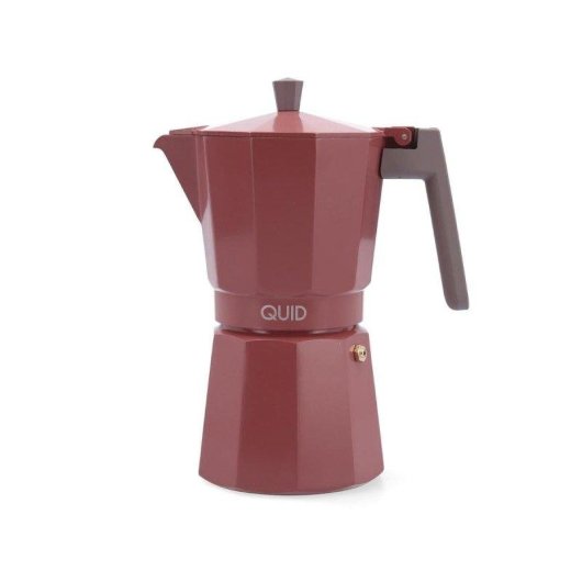 Cafetera Italiana Quid Creta 12 Tazas Aluminio Fundido Apta Inducción Lavavajillas