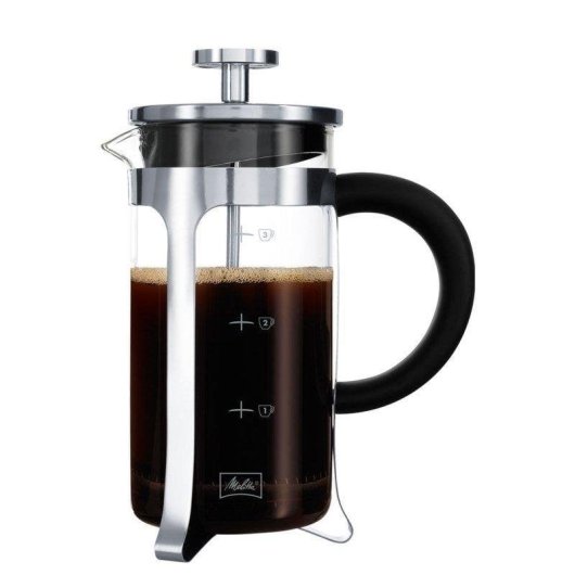 French Press Kaffeemaschine Melitta Premium 350 ml mit ergonomischem Griff mikrowellengeeignet
