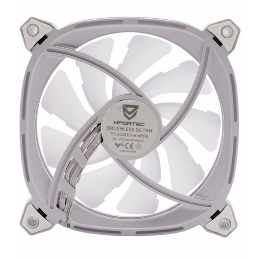 Luftkühlung Nfortec 120mm Atria X White ARGB PWM Lüfter