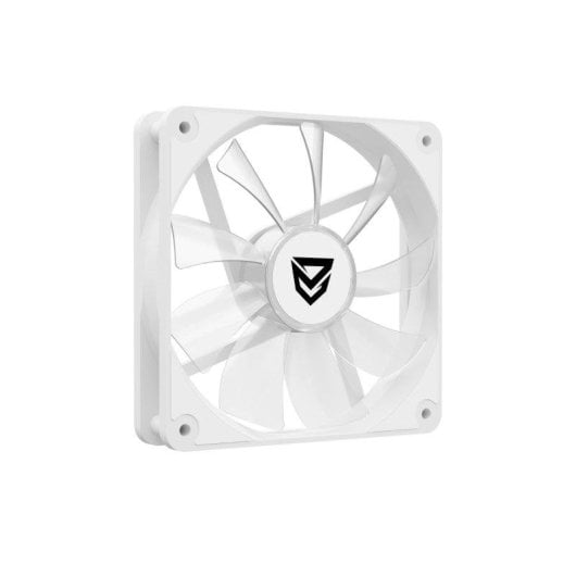 Refrigeração Ar Nfortec 120mm Krater Fan ARGB White PWM 4-pin 12 LEDs