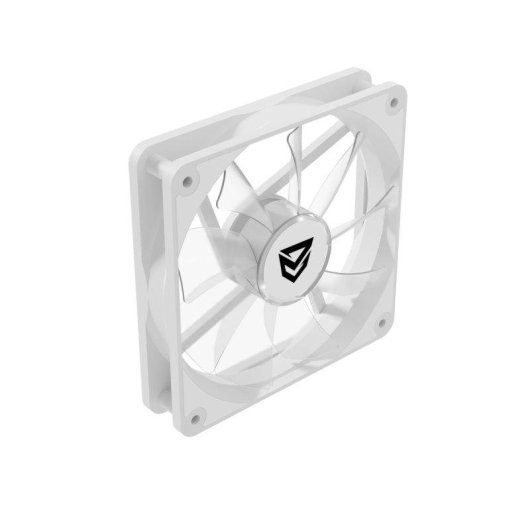 Refrigeração Ar Nfortec 120mm Krater Fan ARGB White PWM 4-pin 12 LEDs