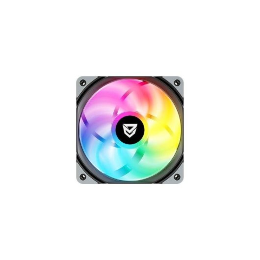 Refrigeração Ar Nfortec 120mm Koit PWM ARGB Preto 8 LED