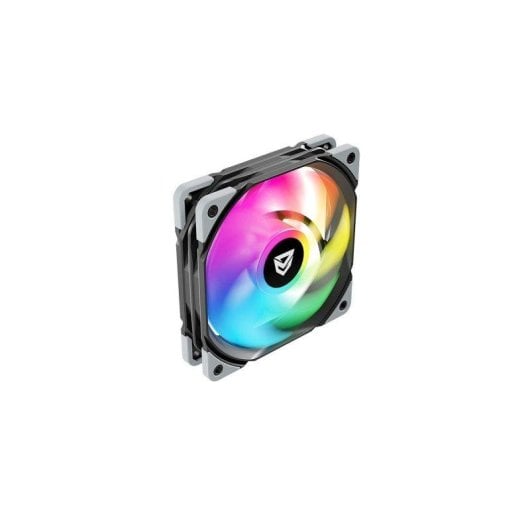 Refrigeração Ar Nfortec 120mm Koit PWM ARGB Preto 8 LED