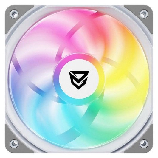 Ventilador suplementar Nfortec Koit 120mm PWM 1700RPM ARGB branco silencioso