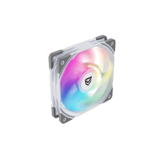 Refrigeração Ar Nfortec 120mm Koit PWM ARGB Branco 8 LED